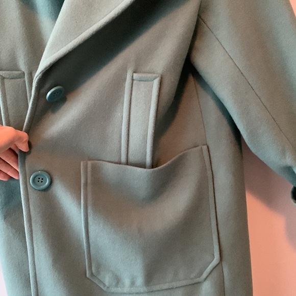 ASOS Turquoise Fully Lined Trench Coat - Picture 7 of 8